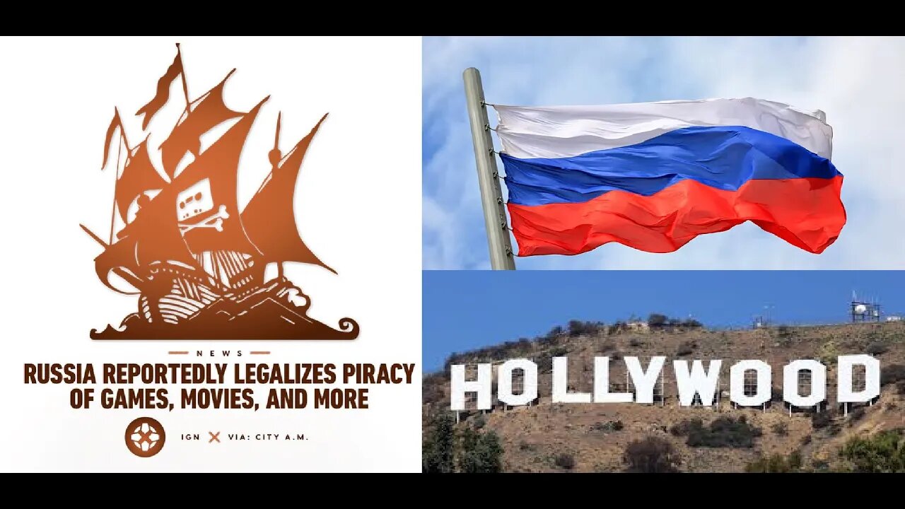HOLLYWOOD'S Boycott of RUSSIA Leads to LEGALIZED PIRACY & MSNBC Defending HITLER