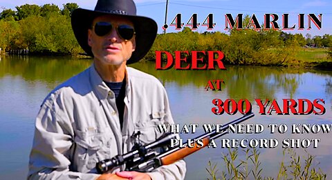 Long-range Prowess: 444 Marlin Hits Bullseye At 300 Yards!