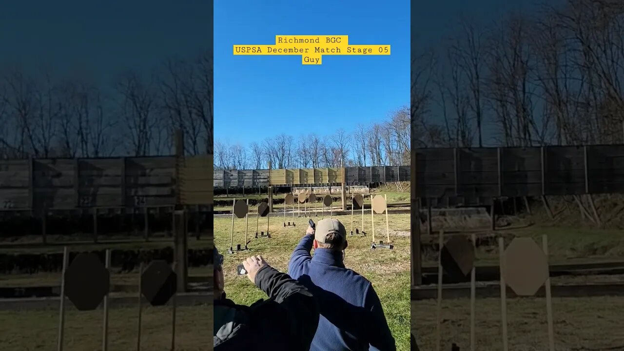 Richmond BGC #uspsa December match Stage 5 Guy #unloadshowclear #idpa