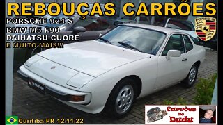 Porsche 924 S Cayman 911 BMW M5 F10 TROLLER Carrões Rebouças12/11/22 Carrões Dudu Curitiba Brasil
