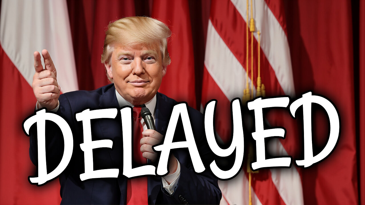 Trump's sentence was DELAYED until November