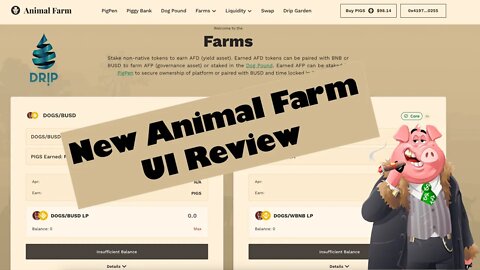 Drip Network - New Animal Farm UI Review