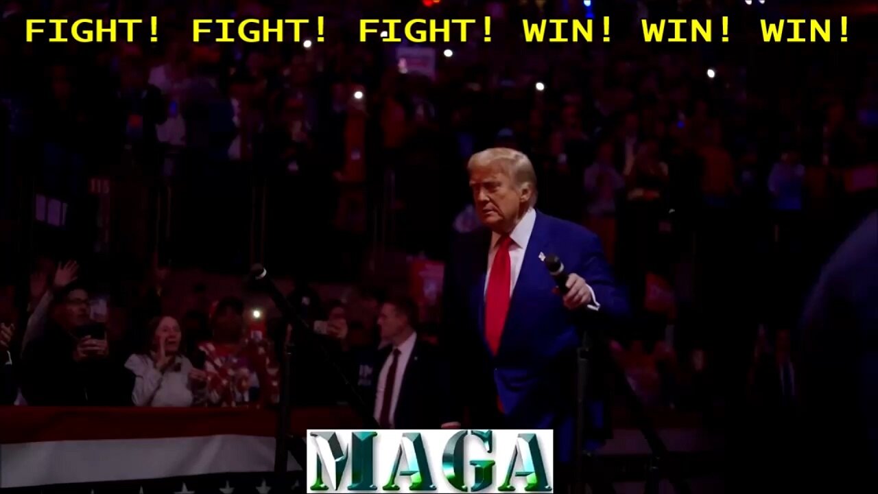 FIGHT! FIGHT! FIGHT! WIN! WIN! WIN! MAKE AMERICA GREAT AGAIN!
