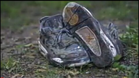An amazing result of a restoration of an old shoe