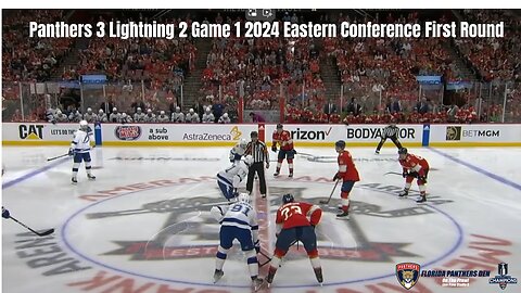 Panthers 3 Lightning 2 Game 1 2024 Eastern Conference First Round