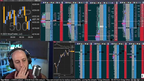 ZN Downtrend Leads To Stop Run Crescendo. Live Day Trading Futures Order Flow 19 May 2023