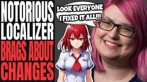 Woke Localizer Gets CAUGHT AGAIN | Anime Translator ADMITS To RUINING The Story For HER IDEOLOGY