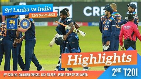 India vs Sri Lanka | 2nd T20I Cricket Full Highlight