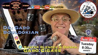 Dr. Garo Bouldokian of Garo Cigars joins the crew of GC&PS.