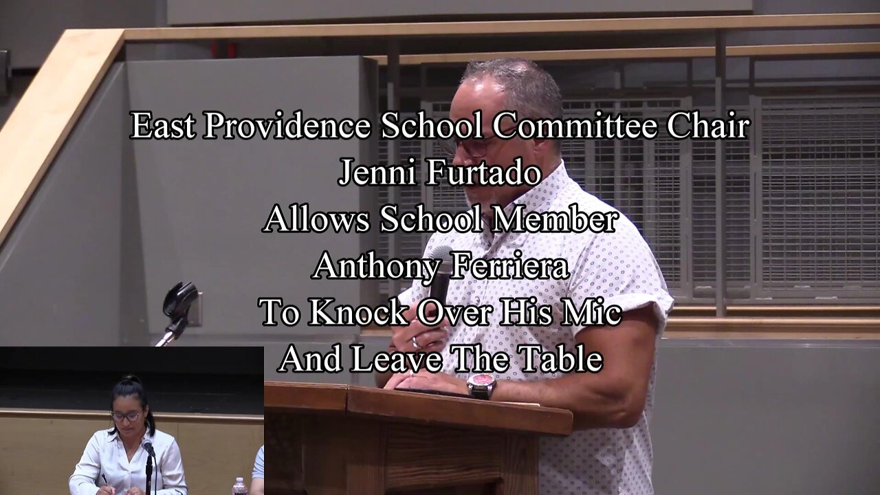 East Providence Chair Allows Audience To Heckle And Taunt Speakers When Views Opposing Her Own Are Presented During Open Forum