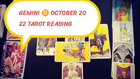 GEMINI ♊ OCTOBER 2022 MONTHLY TAROT READING
