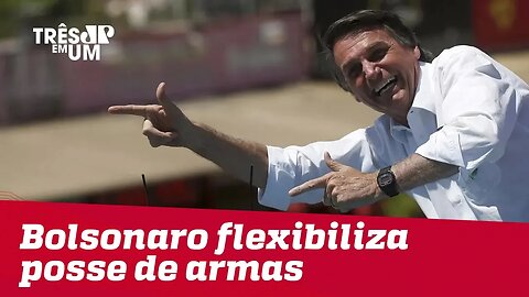 Bolsonaro assina decreto que flexibiliza a posse de armas de fogo no Brasil