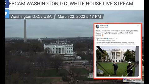 Live from the White House 3/23/2022…. Everything is a lie?