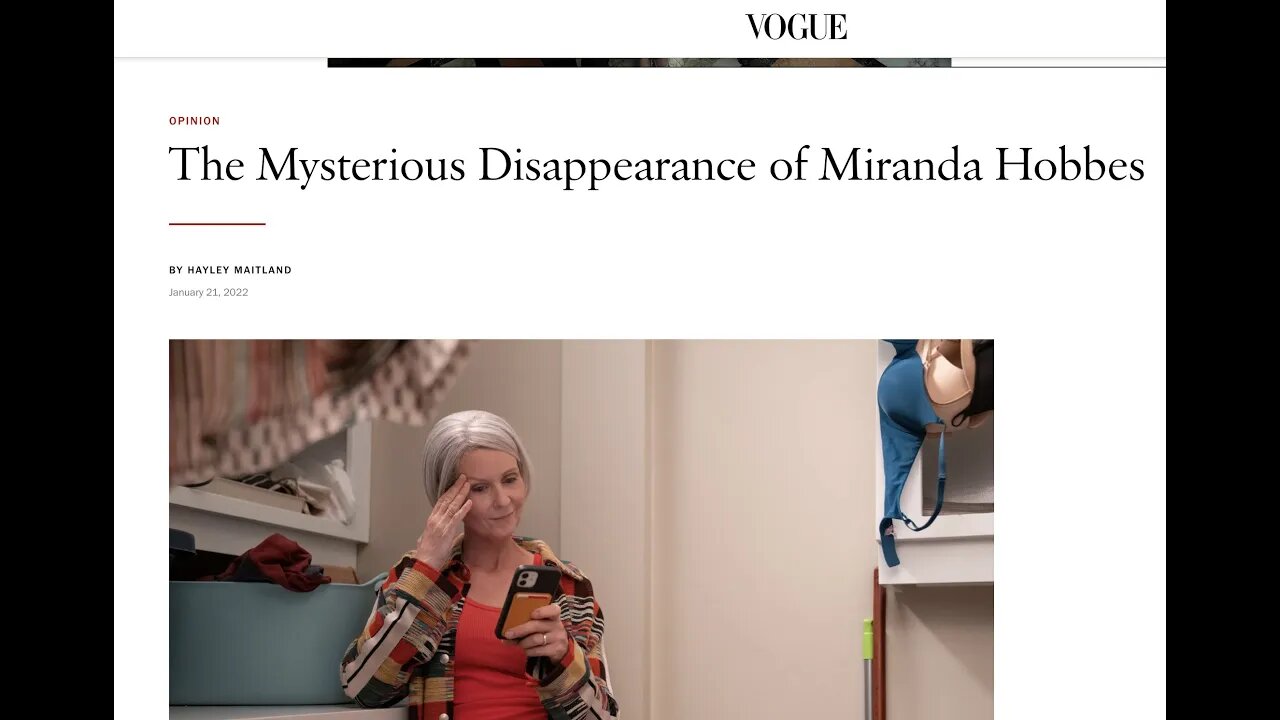 And Just Like That, VOGUE Throws Shade at TERRIBLE SATC Reboot