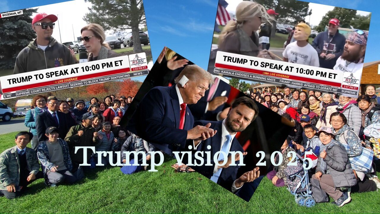 Trump Rally Vision 2025 / Sean Moon Interview