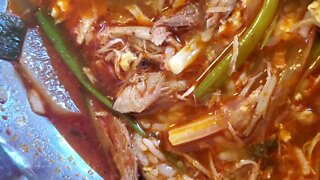 Special Soup with Chicken and Green Onion- Foodie