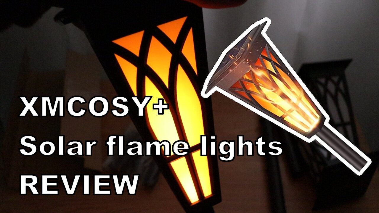 XMCOSY+ solar flame lights review