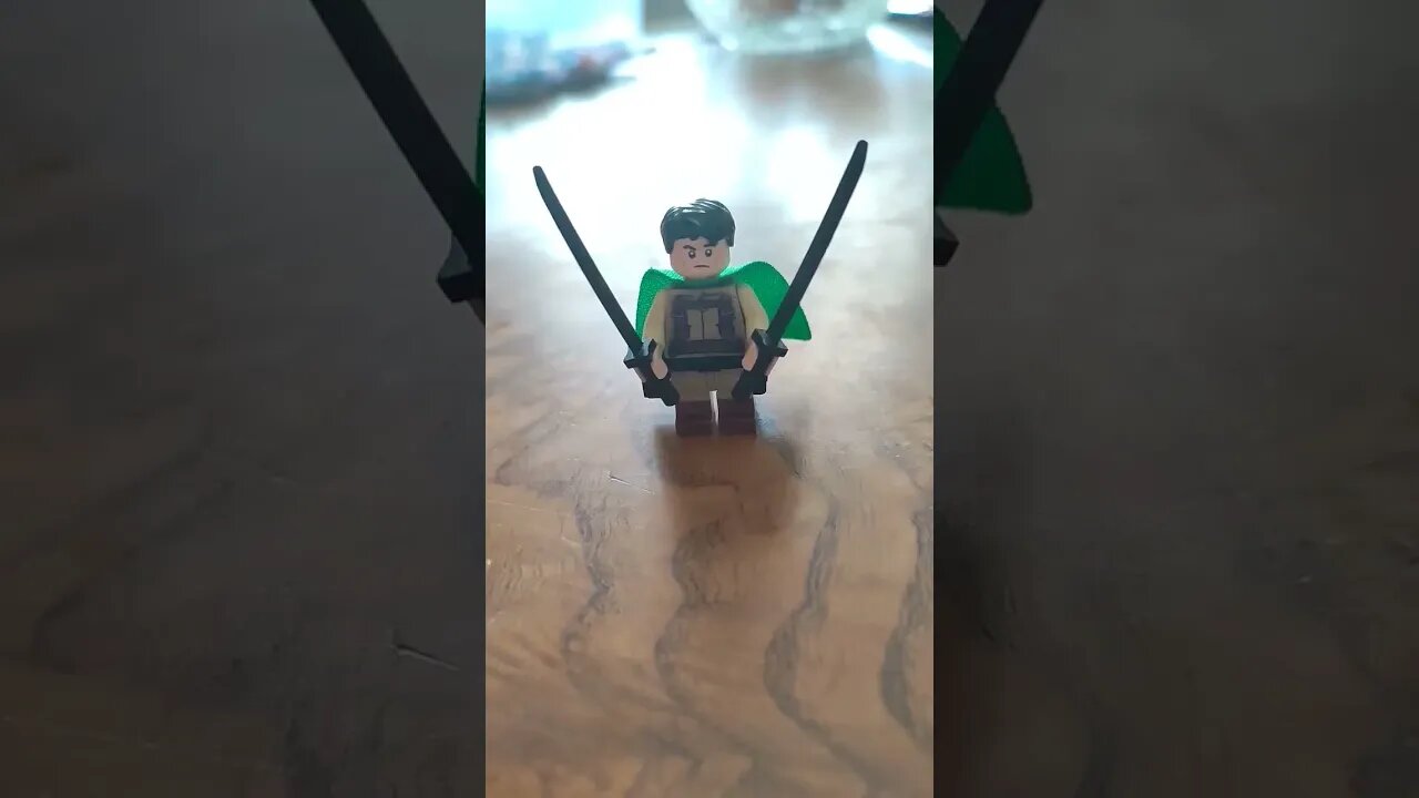 How to make a custom Lego Eren Yeager in Lego #lego #memes #attackontitan #anime