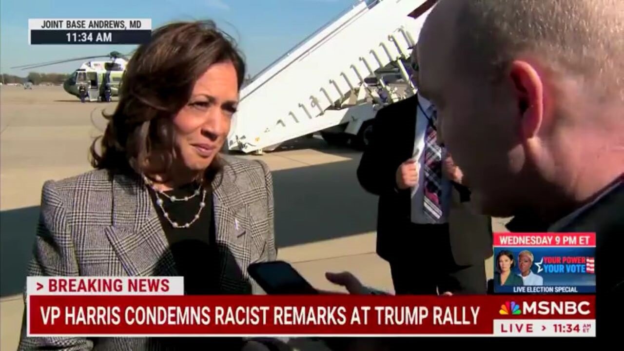 Hack 'Reporter' Practically Begs Kamala Harris To Call Trump (And His MSG Rally Supporters) Nazis