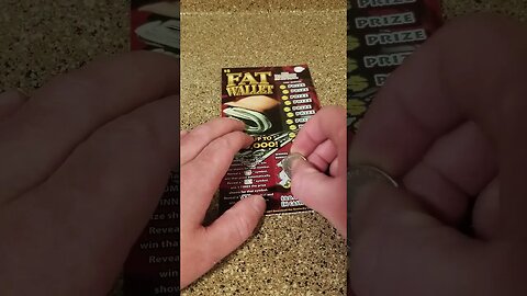 2 WINNING Lottery Tickets Fat Wallet Scratch Off!