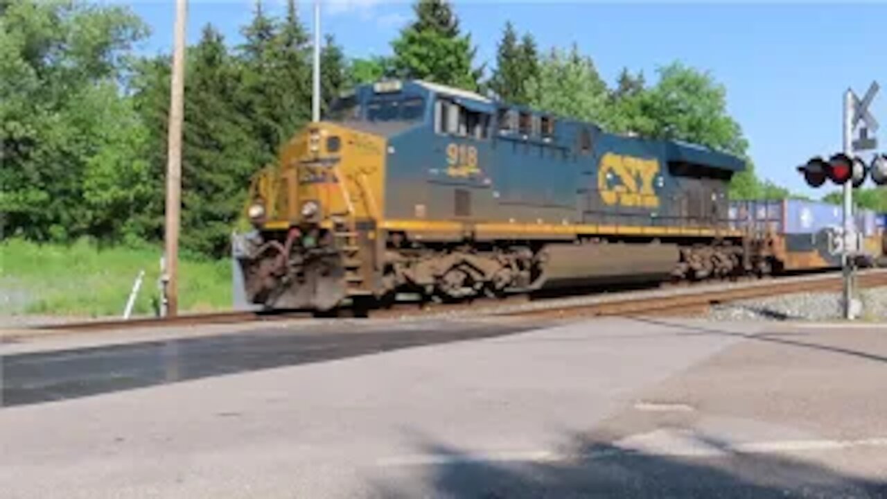 CSX Q137 Intermodal Train from Lodi, Ohio June 4, 2021