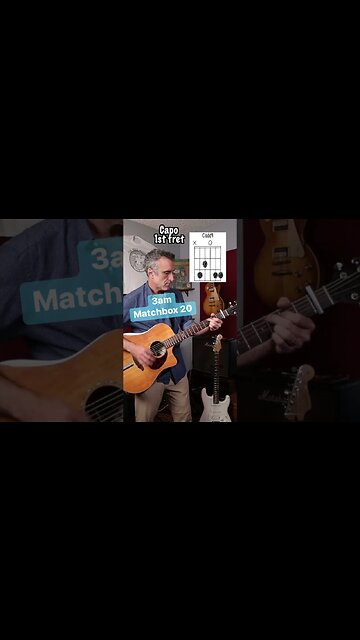 The cool acoustic intro from 3 am by matchbox 20 #shorts