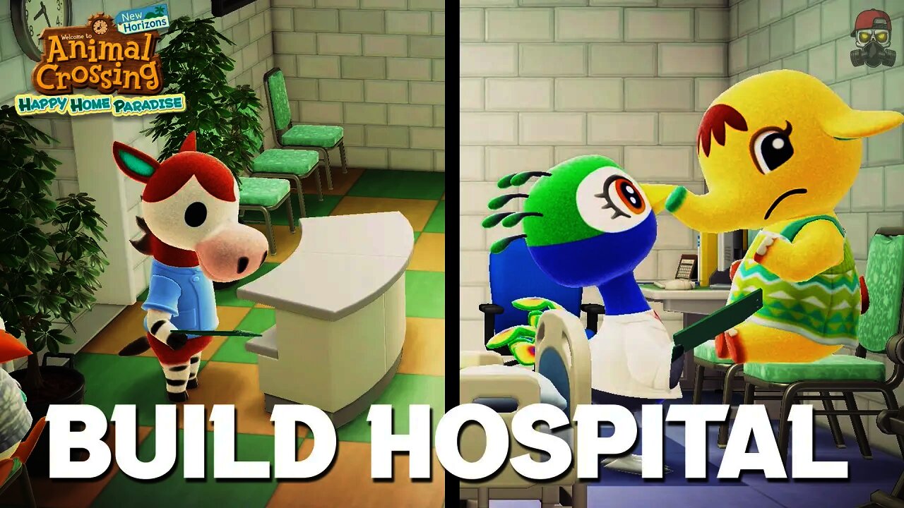 How To Build A Hospital in Happy Home Paradise (Animal Crossing New Horizons)