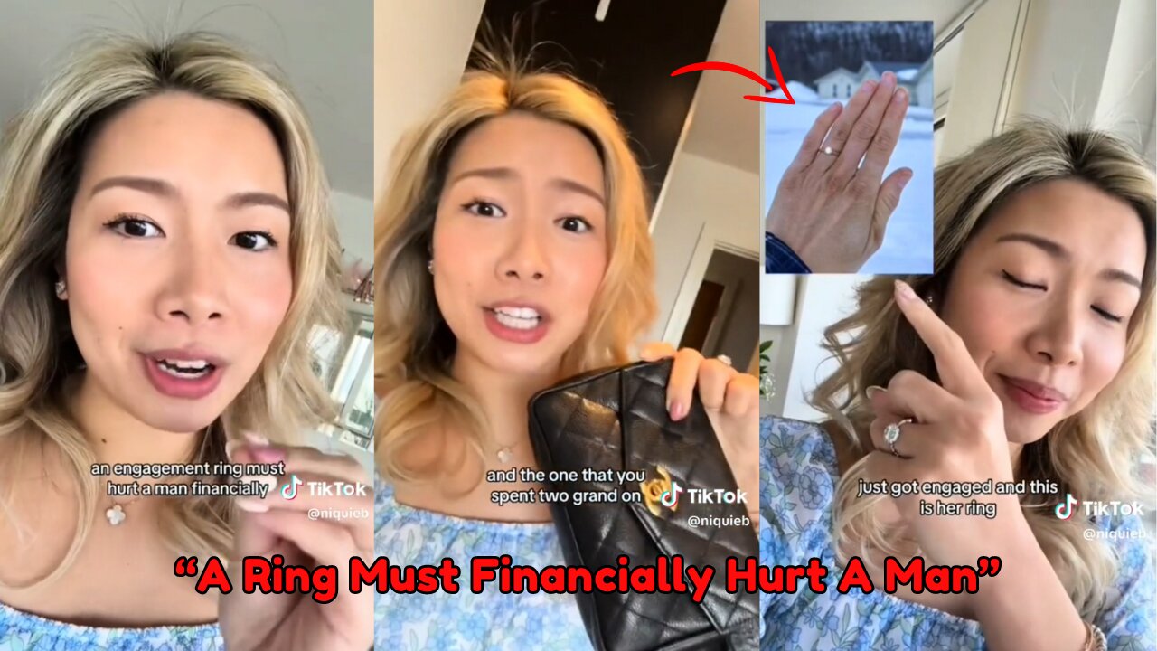 Insane Woman Says An Engagement Ring Must "Financially Hurt" A Man