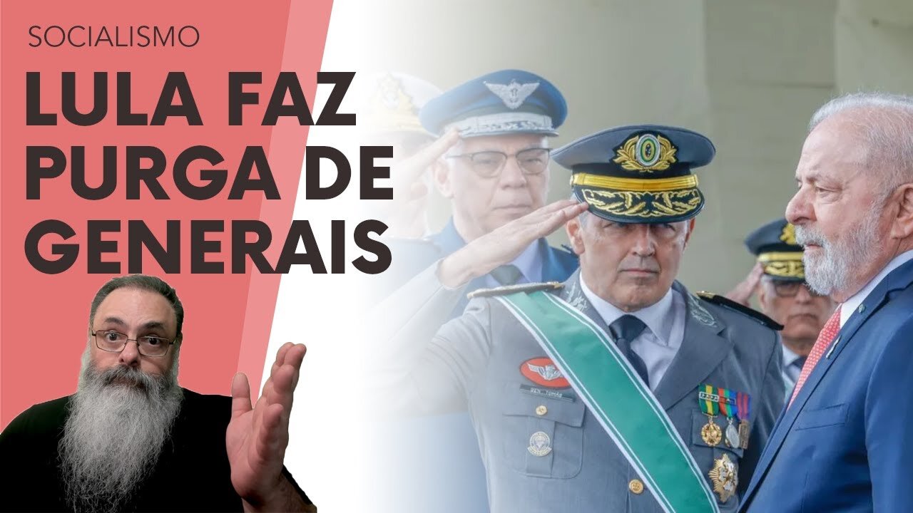 LULA exonera GRANDE QUANTIDADE de GENERAIS do TOPO da HIERARQUIA no MESMO dia que MADURO faz o MESMO