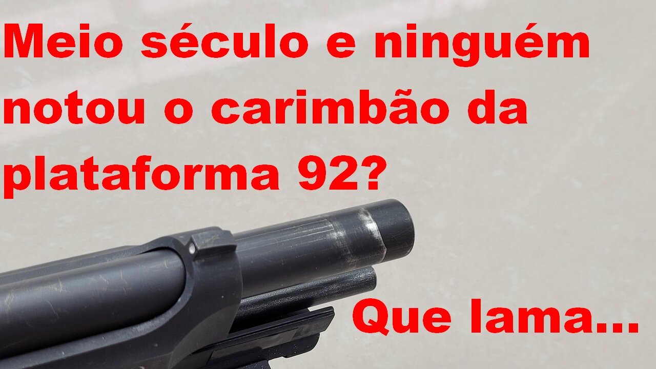 Taurus PT92 X colimador/bore sight