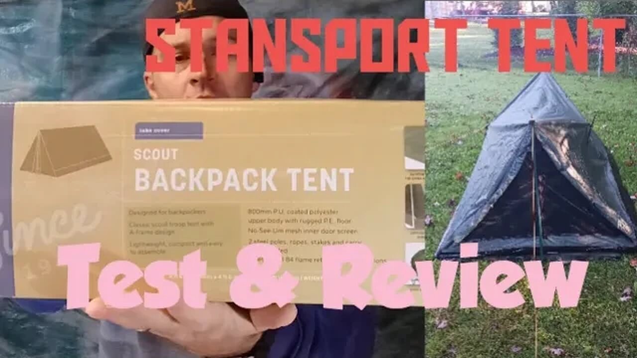 Stansport 2-person Scout Tent Review | Test #productreview #camping #hiking #getoutdoors