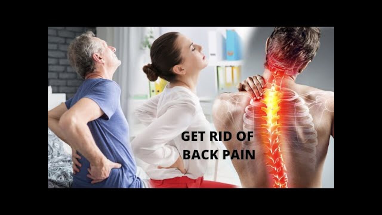 Back pain relief 6 exercises & stratches