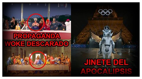 I MESSAGGI OCCULTI E IL SIMBOLISMO USATO NELL'INAUGURAZIONE MASSONICA DEI 33mi GIOCHI OLIMPICI ESTIVI DI PARIGI 2024 DALLA CULTURA WOKE PROGRE,AL MULTICULTURALISMO SODOMITA LGBTQ,AL CAVALLO BIANCO DELL'APOCALISSE