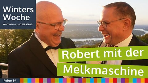 Winters Woche vom 27. Oktober 2024 - Robert mit der Melkmaschine