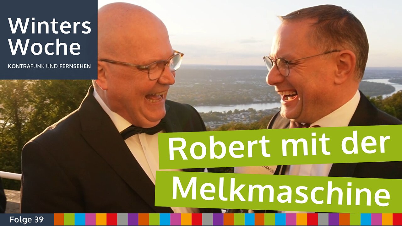 Winters Woche vom 27. Oktober 2024 - Robert mit der Melkmaschine