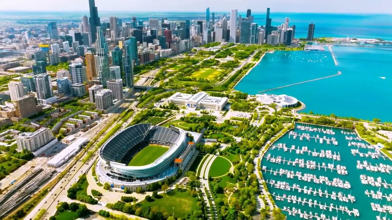 The Windy City of Chicago, Illinois