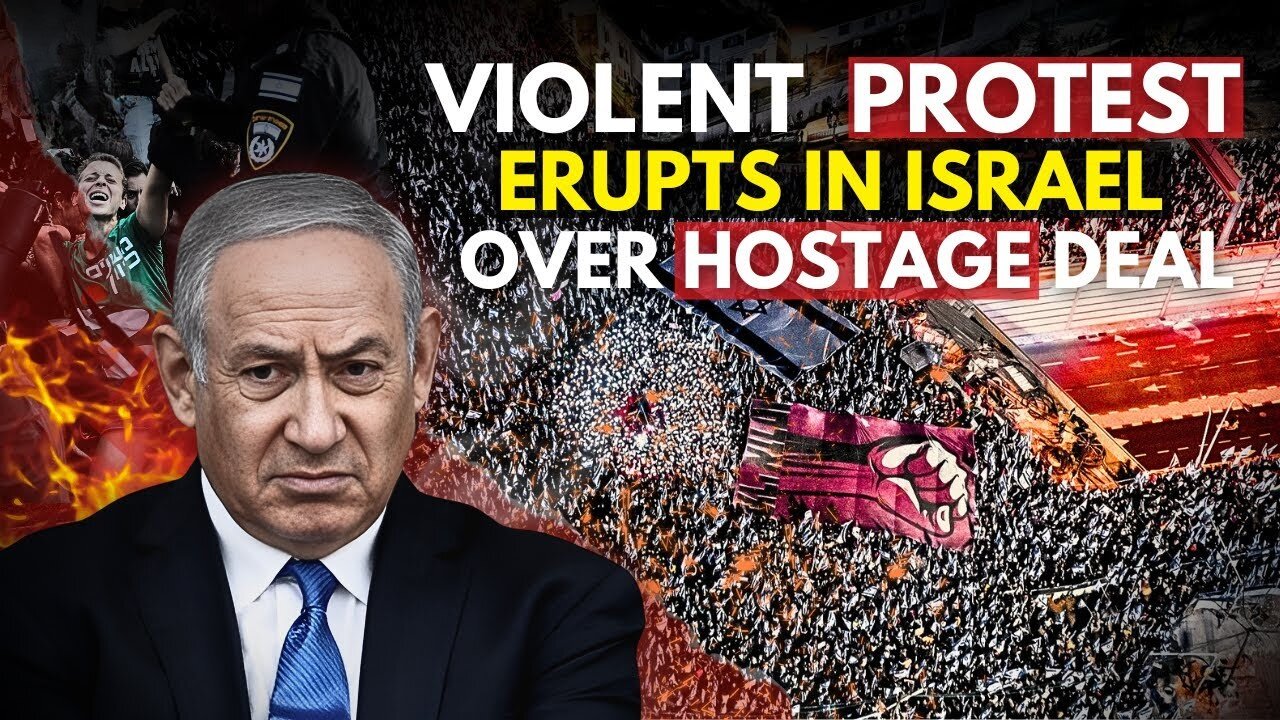 Israel Protest LIVE: Massive protest erupts in Israel as public demands immediate hostage deal