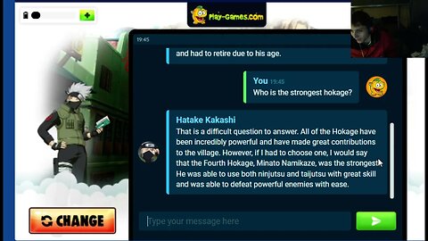 Chat With Naruto While Asking Questions About Hokages To Kakashi With Live Commentary