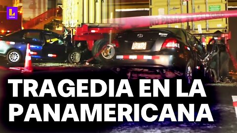 Taxi se estrella contra tráiler parado en la carretera: Mujer que iba de copiloto murió al instante