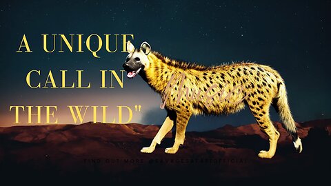 "Hyena Sounds: A Unique Call in the Wild"
