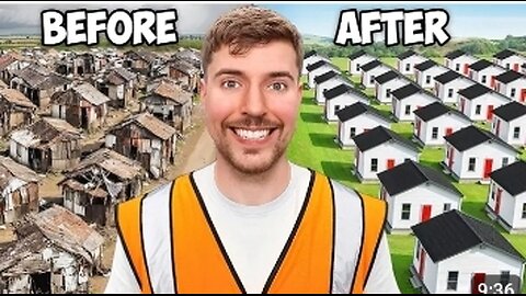 My boss Built 100 Houses And Gave Them Away Mrbeast مديري بنى 100 منزل ووزعها على الناس
