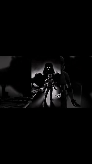 AI - Star Wars black and white #aiart #starwars #blackandwhite
