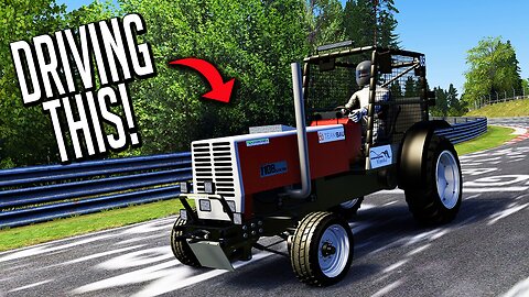 Driving A Tractor Around Nürburgring in Assetto Corsa!