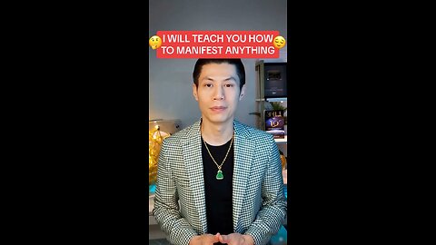 I WILL TEACH YOU HOW TO MANIFEST ANYTHING