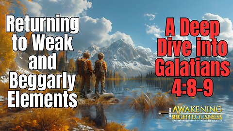 Returning to Weak and Beggarly Elements: A Deep Dive into Galatians 4:8-9