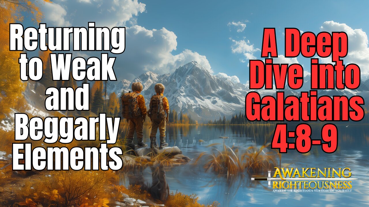 Returning to Weak and Beggarly Elements: A Deep Dive into Galatians 4:8-9