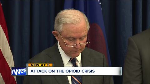Attorney General Jeff Sessions was in CLE to discuss 3 local cases aimed at stopping opioid crisis