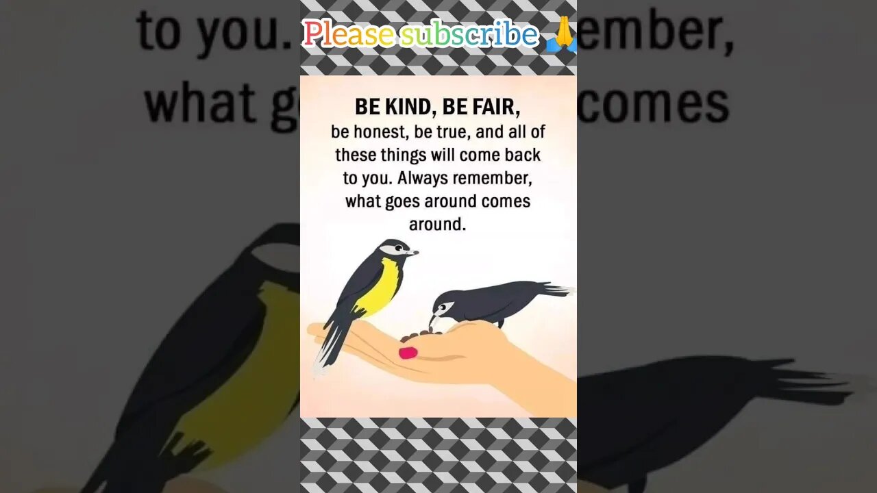 BE KIND BE FAIR 😊😊 #trending #youtubeshorts #healthandwellnessin