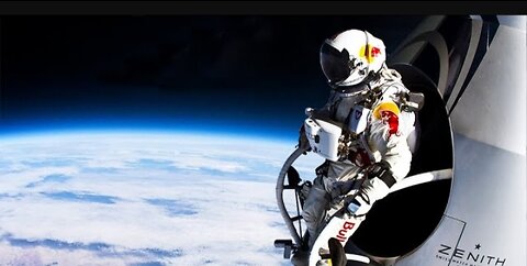 A man jumped from space (world first highest jumepd)ever tried