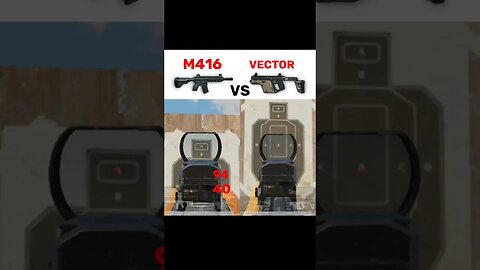 M416 VS VECTOR damage 😱 #pubg #pubgtipsandtricks #pubgmobile #pubgshorts